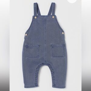 H&M Organic Cotton Lyocell Blend Overalls, size 6M (4-6M)